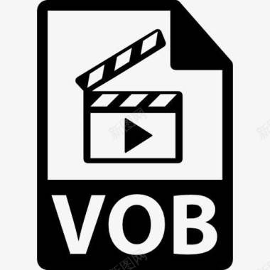 VOB文件格式符号图标图标