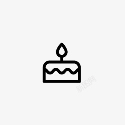 生日蛋糕图标庆生蛋糕图标高清图片