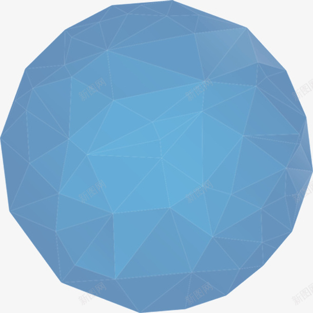 圆形立体圆形蓝色透明png免抠素材_新图网 https://ixintu.com 圆形 立体圆形 蓝色透明