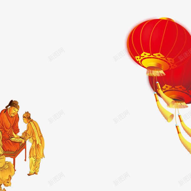 中秋png免抠素材_新图网 https://ixintu.com 中秋素材 月饼 月饼礼盒装饰图