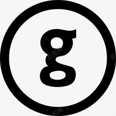 社会GitHub的圆形按钮图标图标