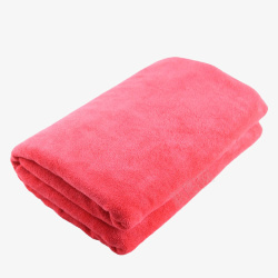 粉红色的洗车毛巾素材