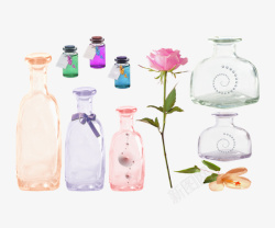 漂亮玻璃瓶精美漂亮唯美玻璃瓶子高清图片