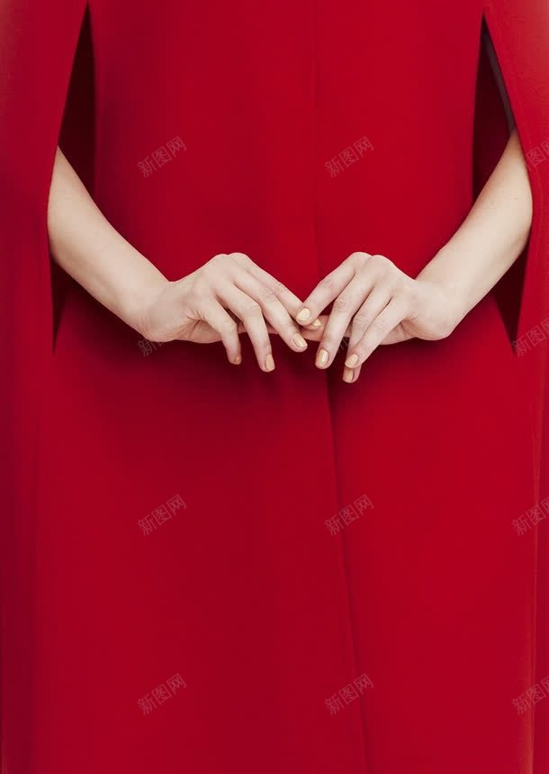 穿着红衣露的双手jpg设计背景_新图网 https://ixintu.com 双手 穿着 红衣