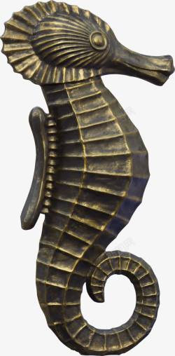 金属海马雕像素材