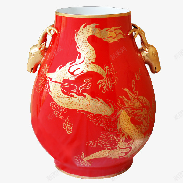 中国陶瓷花瓶png免抠素材_新图网 https://ixintu.com 中国风 陶瓷花瓶