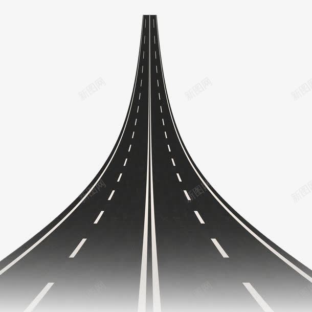 笔直向上的道路png免抠素材_新图网 https://ixintu.com 向上 笔直 行驶 道路