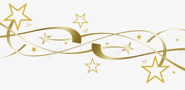 五角星金色装饰png免抠素材_新图网 https://ixintu.com 五角星 圣诞 星星 素材 装饰