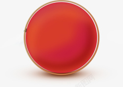 圆装饰圆红色淘宝素材