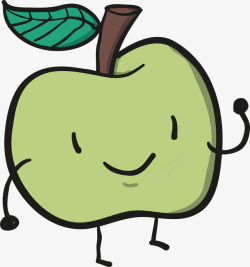 绿色小苹果绿色小苹果矢量图高清图片