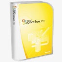办公室Excel微软2007盒图标图标