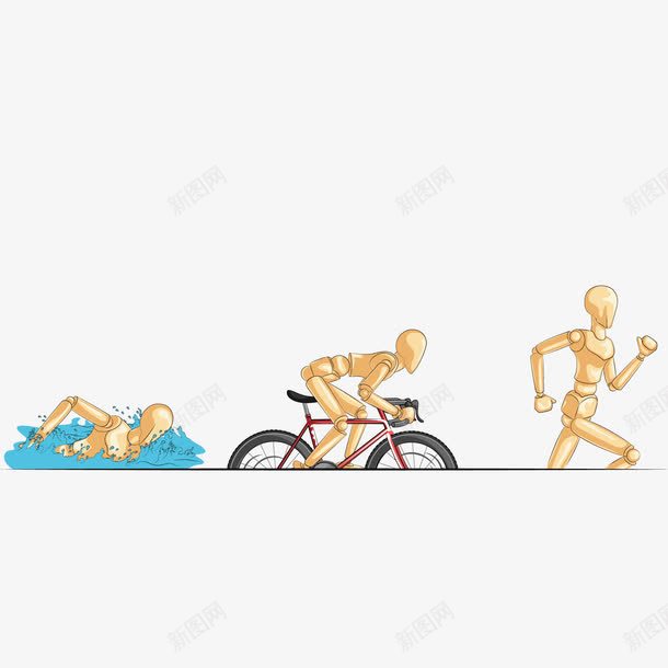 运动的人png免抠素材_新图网 https://ixintu.com 人物 冬奥会 跑步 运动 骑车