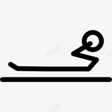 拉颈位置图标图标