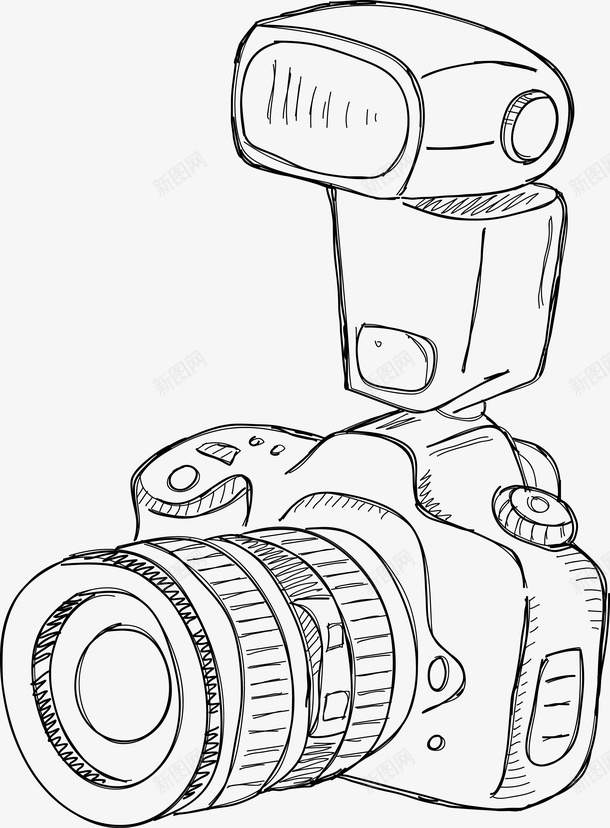 黑色卡通照相机图标png_新图网 https://ixintu.com 卡通照相机 卡通相机 手绘相机 水墨 水墨相机 照相机 相机 相机矢量图