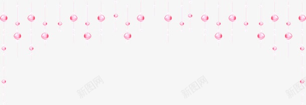 粉色圆形海报装饰元素png免抠素材_新图网 https://ixintu.com 元素 圆形 海报 粉色 装饰