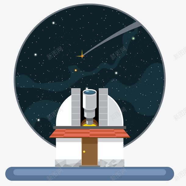 手绘望远镜png免抠素材_新图网 https://ixintu.com 卡通 天文望远镜 手绘 望远镜