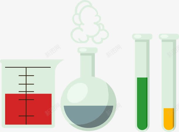 手绘化学仪器图案矢量图ai免抠素材_新图网 https://ixintu.com 仪器 化学 图案 手绘 矢量图