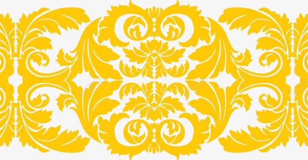 黄色简约古典花纹png免抠素材_新图网 https://ixintu.com 中国风 传统 古典 民族 简约 花纹 装饰图案 黄色