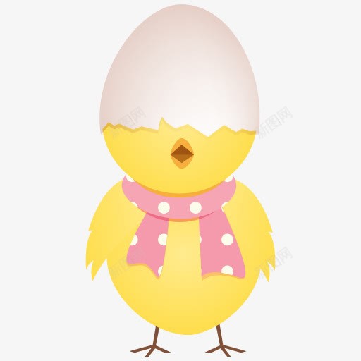 可爱黄色小鸡蛋壳孵化png免抠素材_新图网 https://ixintu.com 可爱 孵化 小鸡 蛋壳 黄色