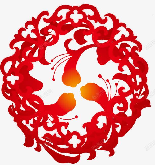红色纹理png免抠素材_新图网 https://ixintu.com 喜庆 海报装饰 红色纹理 纹理
