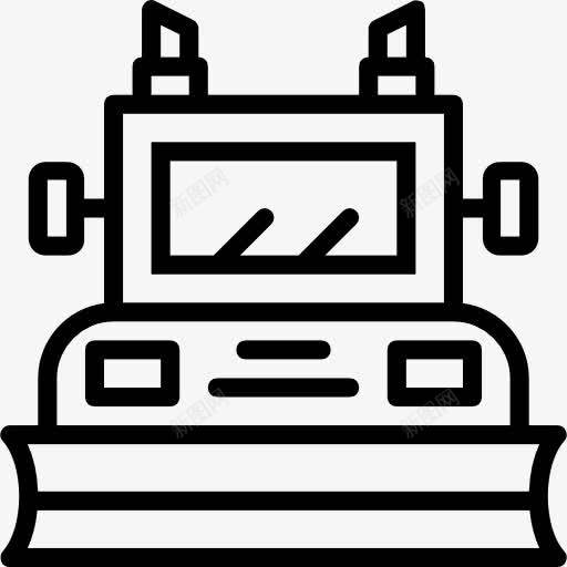 扫雪机图标png_新图网 https://ixintu.com 建筑 挖掘机 运输 铲