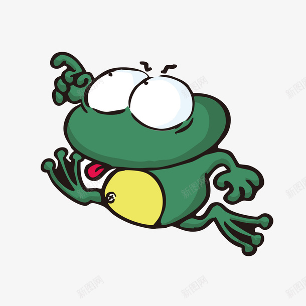 绿色跳动的青蛙png免抠素材_新图网 https://ixintu.com 绿色青蛙 跳动的青蛙 青蛙