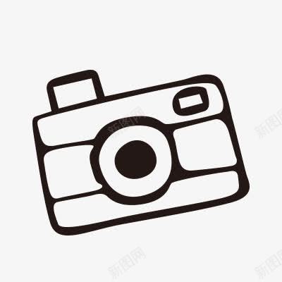 照相机png免抠素材_新图网 https://ixintu.com 图形 图案 手绘照相机 装饰素材