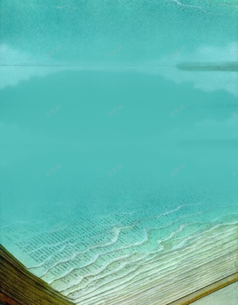 书是知识的海洋H5背景jpg设计背景_新图网 https://ixintu.com H5 h5 书记 卡通 小船 手绘 沙滩 海洋 童趣