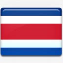 哥斯达黎加科斯塔哥斯达黎加国旗国国家标志高清图片
