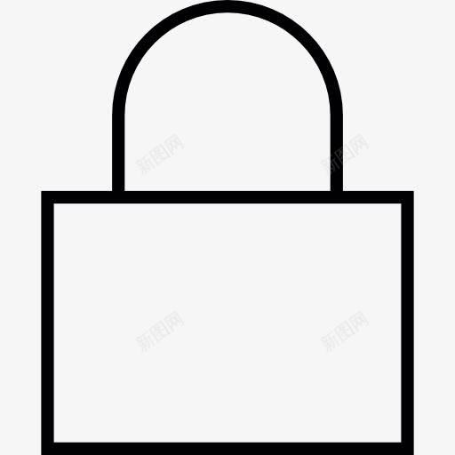 安全锁定图标png_新图网 https://ixintu.com 安全 安全系统 挂锁 网络安全 锁