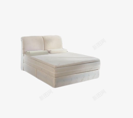 新款双人床png免抠素材_新图网 https://ixintu.com 乳胶床垫 健康 床垫 特殊材料制成 硅胶 舒服