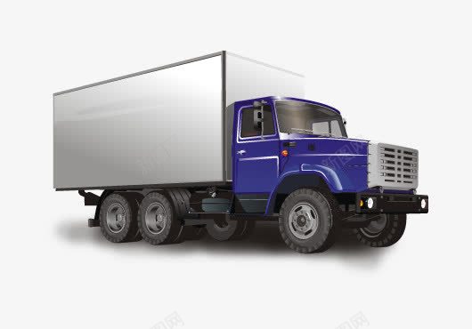 蓝色大卡车png免抠素材_新图网 https://ixintu.com 产品实图 卡车 大卡 蓝色