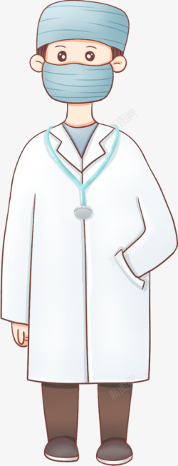 医生口罩疫情中戴口罩的医生高清图片