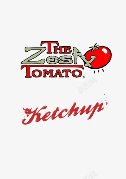 字母西红柿创意手绘西红柿高清图片
