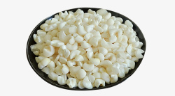 白色玉米碴素材