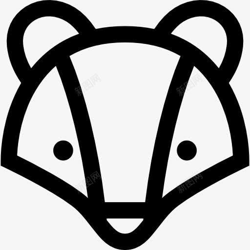 獾图标png_新图网 https://ixintu.com 动物 动物园 动物王国 哺乳动物 獾 野生动物