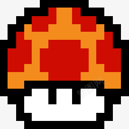 复古的蘑菇SuperMarioicons图标png_新图网 https://ixintu.com Mushroom Retro 复古的 蘑菇