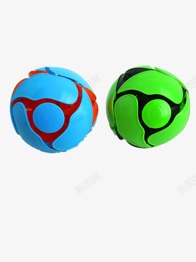 篮绿变速球png免抠素材_新图网 https://ixintu.com 变速球 玩具素材 蓝色元素