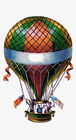 复古热气球素材