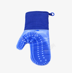 蓝色手套素材
