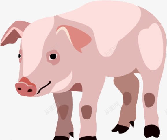 卡通手绘猪剪影动物png免抠素材_新图网 https://ixintu.com 动物剪影 卡通 卡通动物 手绘 手绘动物 猪 猪剪影 线条