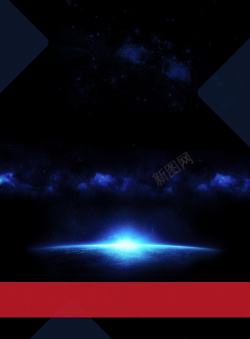 星空视频素材科技海报背景高清图片