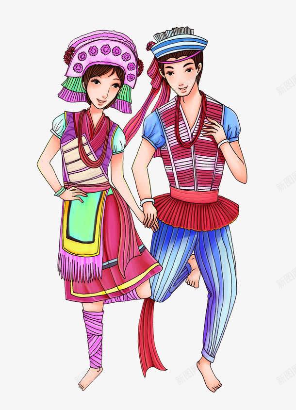 两个人跳舞png免抠素材_新图网 https://ixintu.com 两个人的舞蹈 傣族的舞 卡通手绘 手舞足蹈 欢快的 舞动全城 舞蹈 跳舞 蹦跳