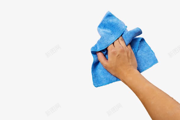 蓝色抹布png免抠素材_新图网 https://ixintu.com 布巾 手 打扫清洁 抹布 擦布 棉布巾 毛巾 蓝色 除尘