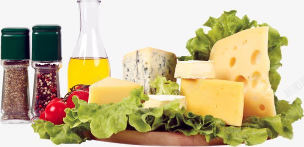 奶酪和作料png免抠素材_新图网 https://ixintu.com 绿色 食物 黄油 黄色