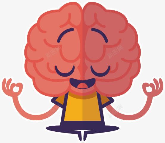 思索的大脑png免抠素材_新图网 https://ixintu.com 卡通 大脑