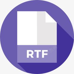 RTF文件RTF图标高清图片