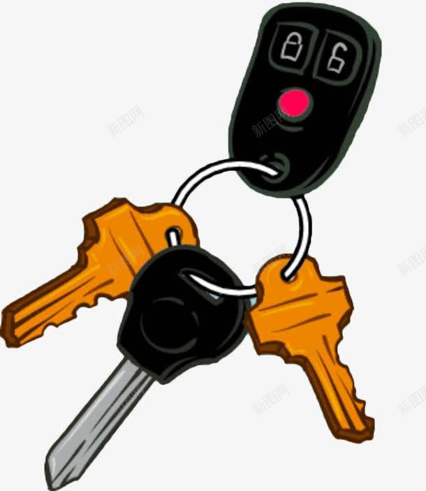 手绘车钥匙png免抠素材_新图网 https://ixintu.com 交车钥匙 手绘 车 车钥匙 钥匙 钥匙圈