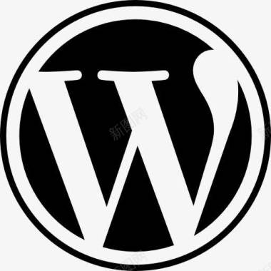 WordPress的标志按钮图标图标