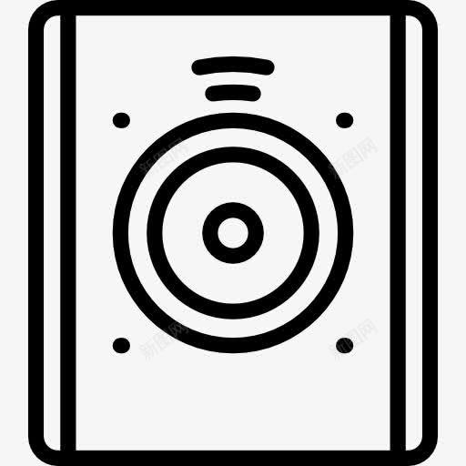 扬声器图标png_新图网 https://ixintu.com 体积 技术 无线电 音乐播放器 音频